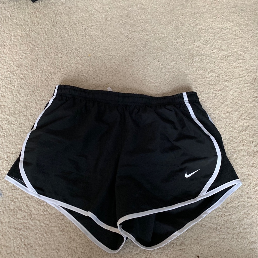 black nike shorts